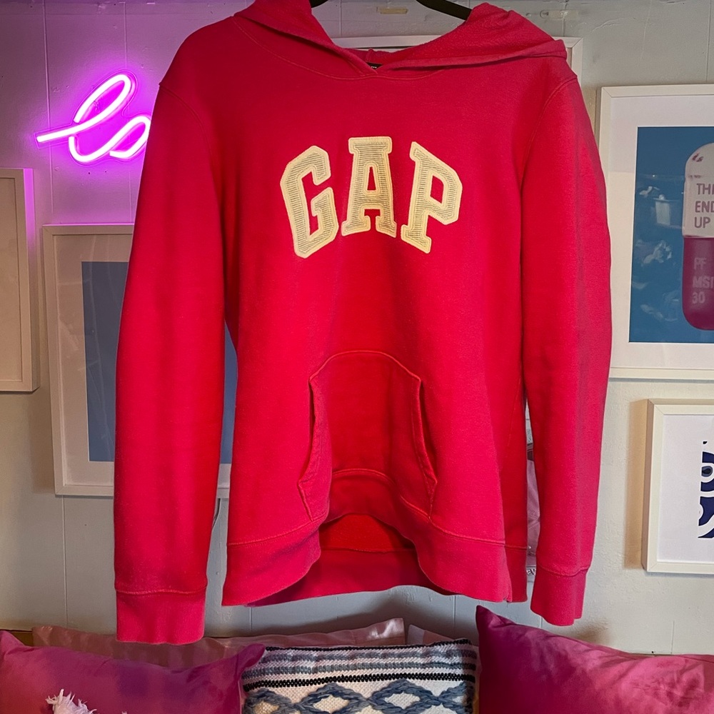 Hot Pink Gap Logo Hoodie